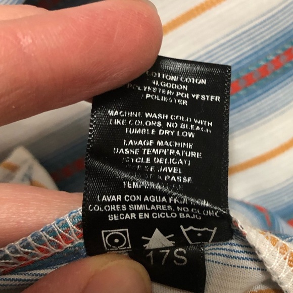 Kuhl Mens Shortsleeve Button Up Western Vintage Stripe Shirt - Size XL - Picture 8 of 9